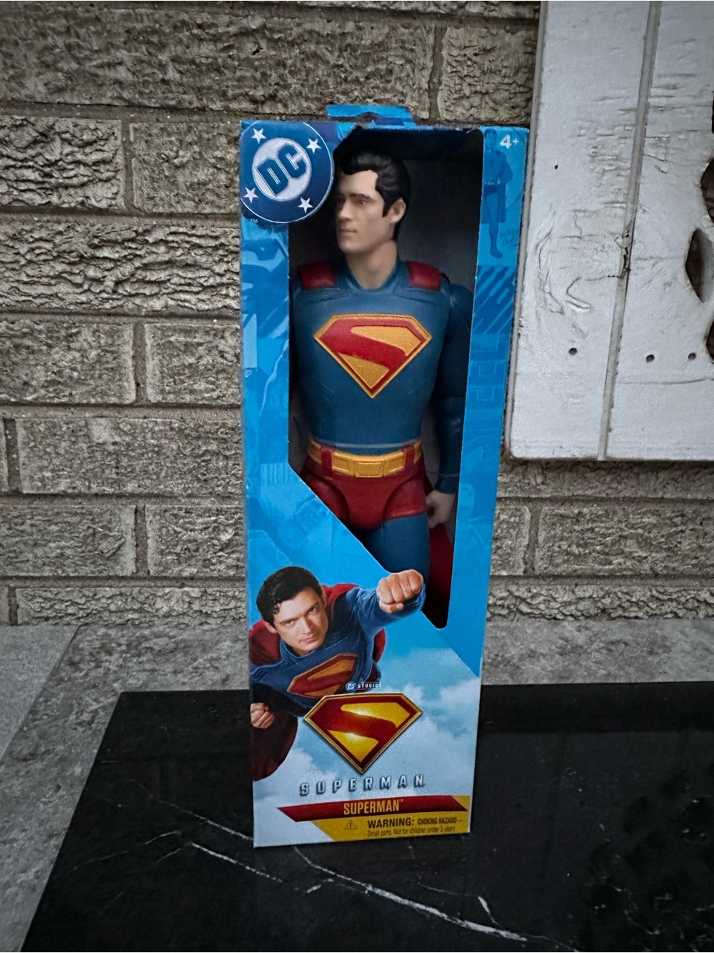 DC Superman Kids Costume Figure in Blue, Red and Gold